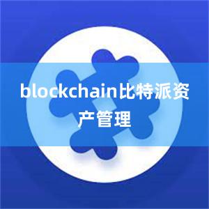 blockchain比特派资产管理