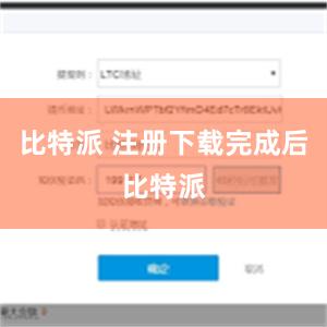 比特派 注册下载完成后比特派